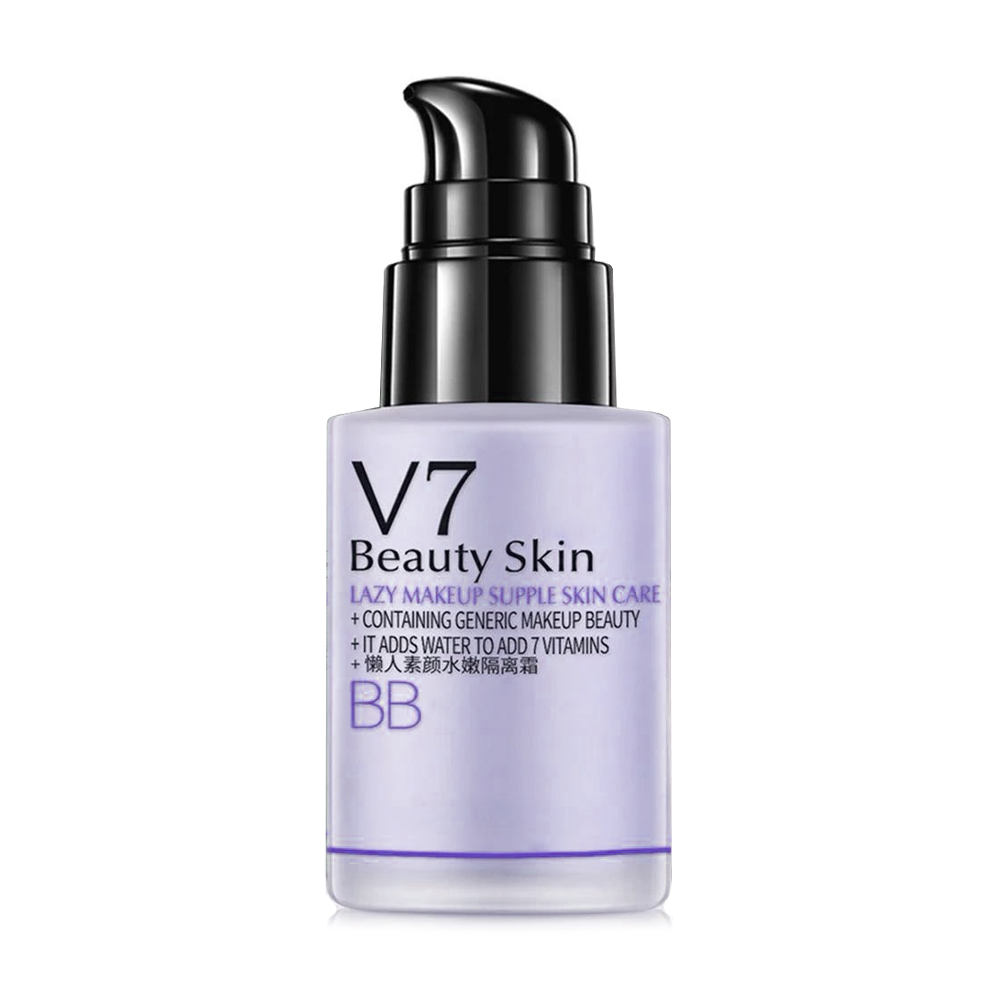BB-крем для обличчя Horec V7 Deep Hydration BB Lazy Makeup Surple Skin Care Cream, Soft Purple, 30 г